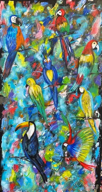 Bunte Vögel